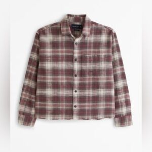 A&F Cropped Flannel